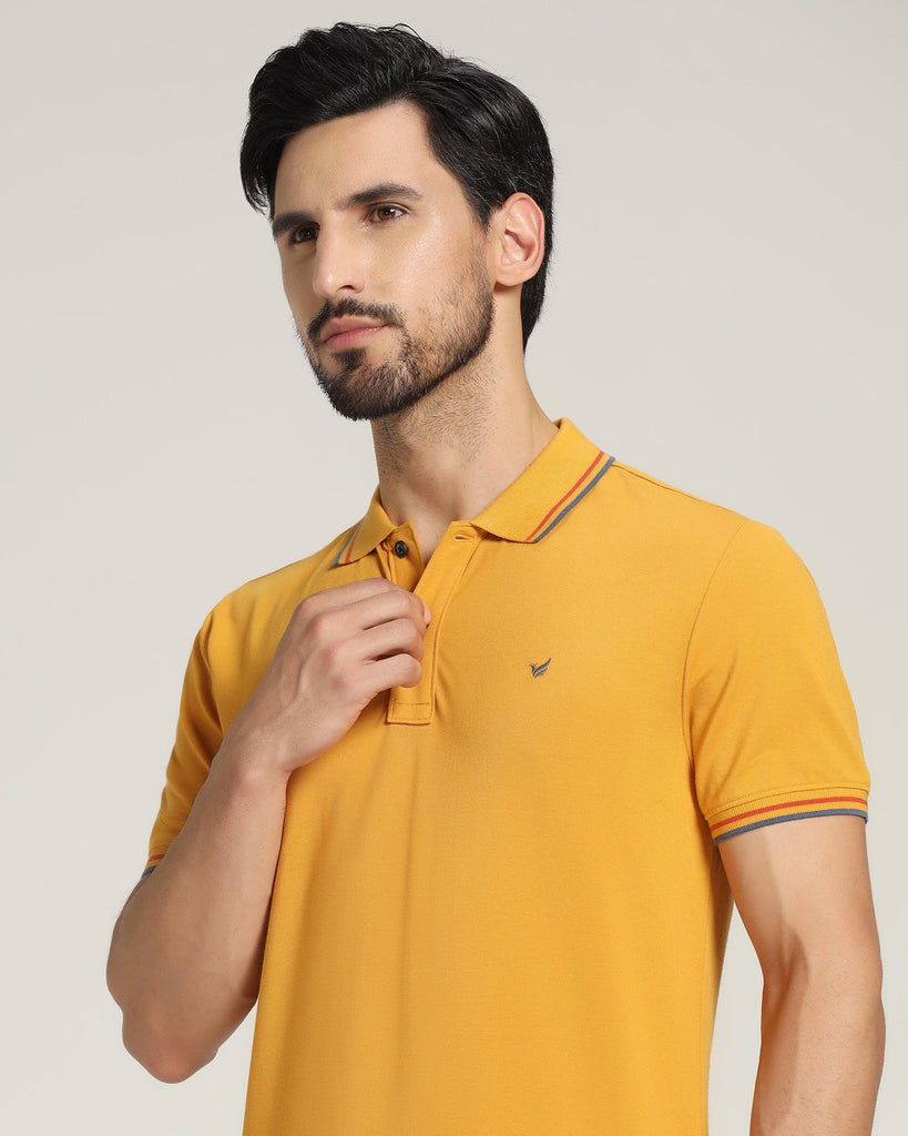 Polo Golden Solid T-Shirt - Aquarius