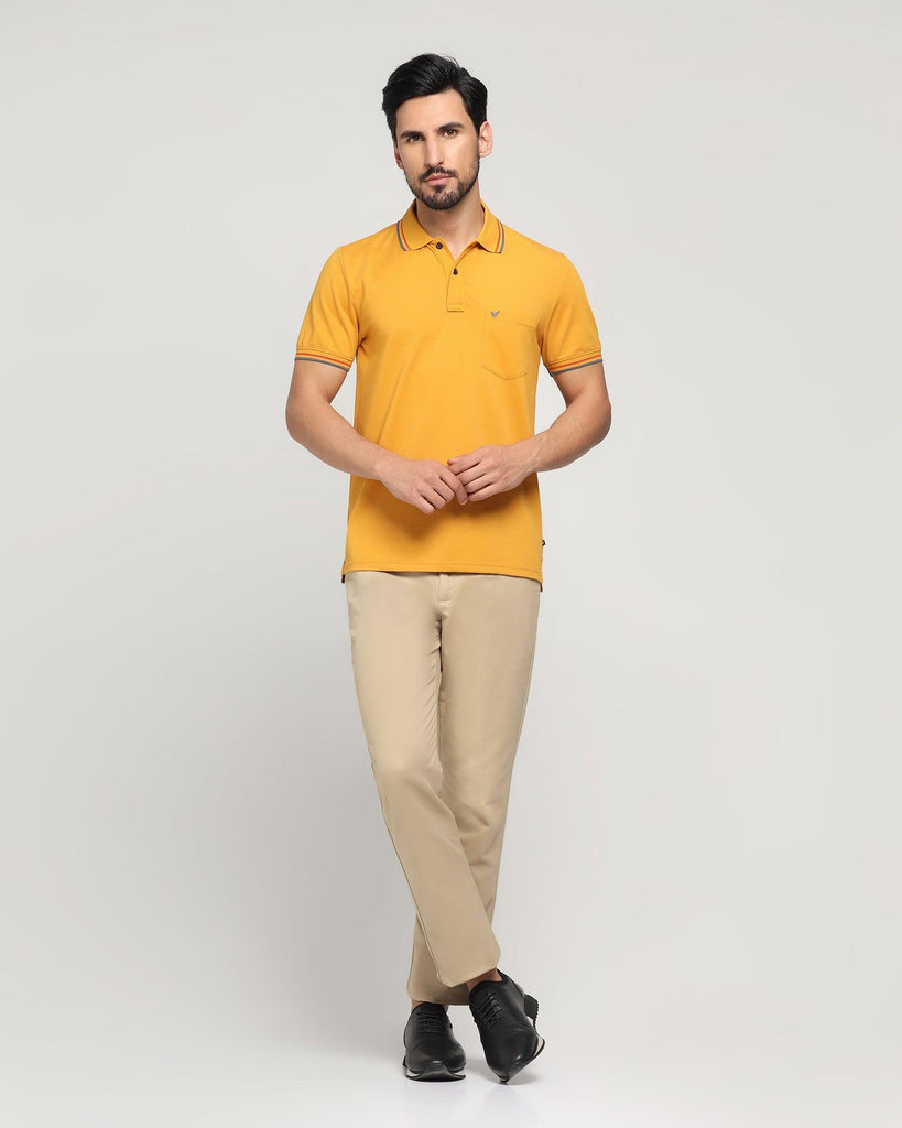 Polo Golden Solid T-Shirt - Aquarius