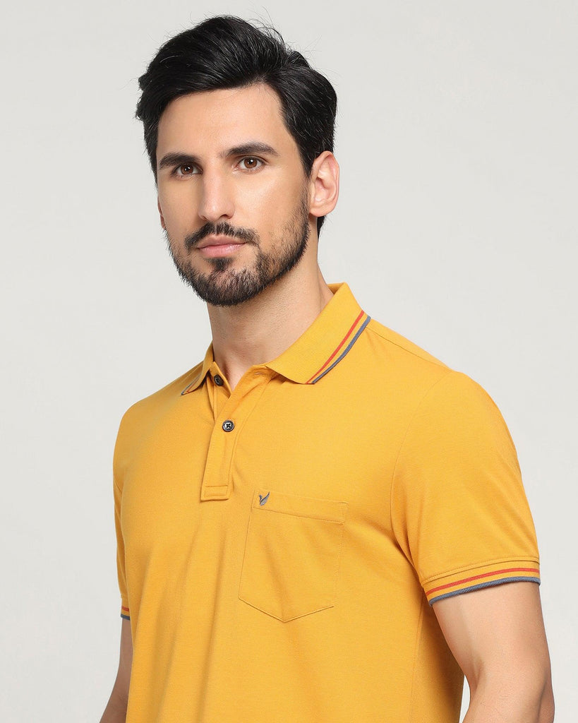 Polo Golden Solid T-Shirt - Aquarius