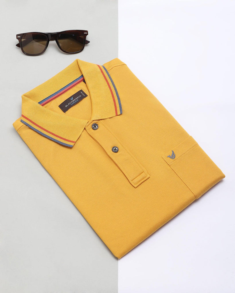 Polo Golden Solid T-Shirt - Aquarius