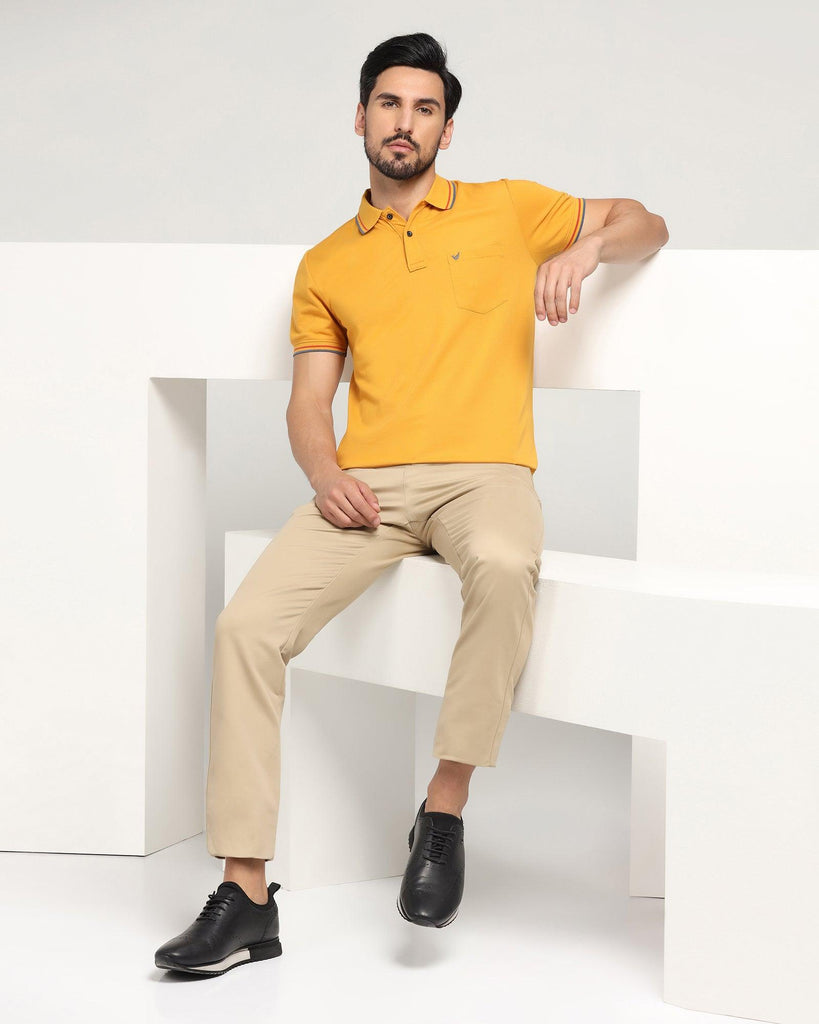 Polo Golden Solid T-Shirt - Aquarius