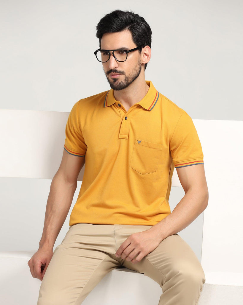 Polo Golden Solid T-Shirt - Aquarius