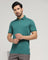 Polo Green Solid T-Shirt - Tango