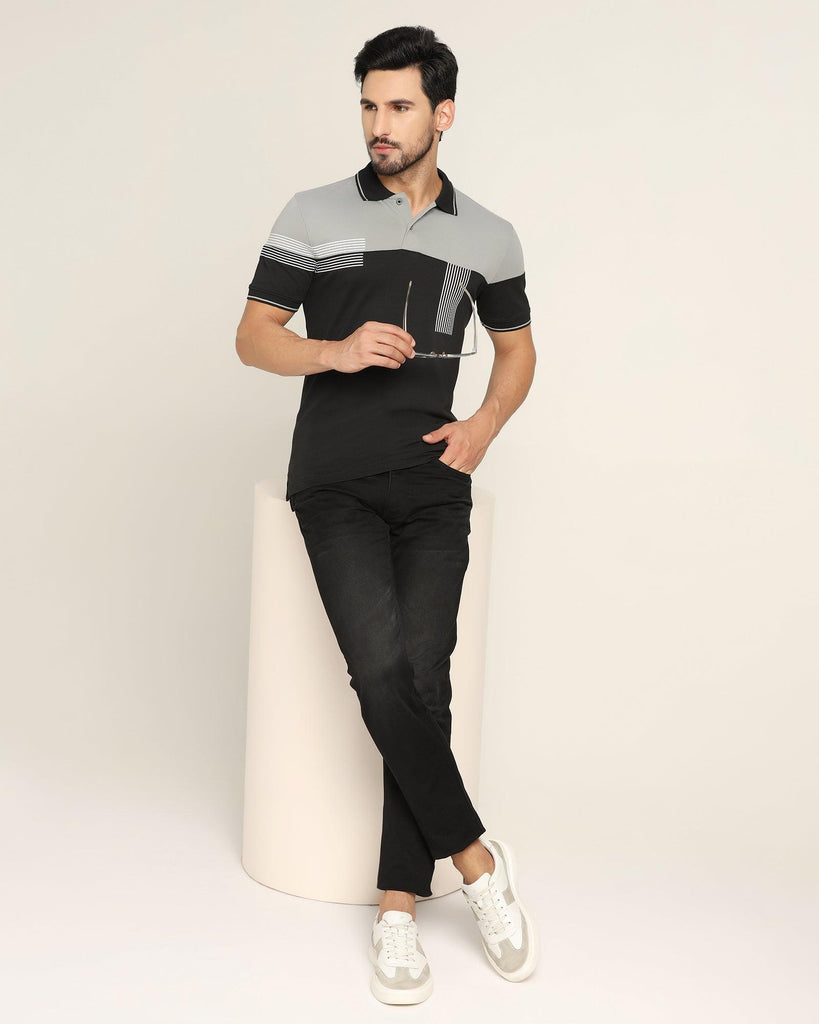 Polo Grey Solid T-Shirt - Boss