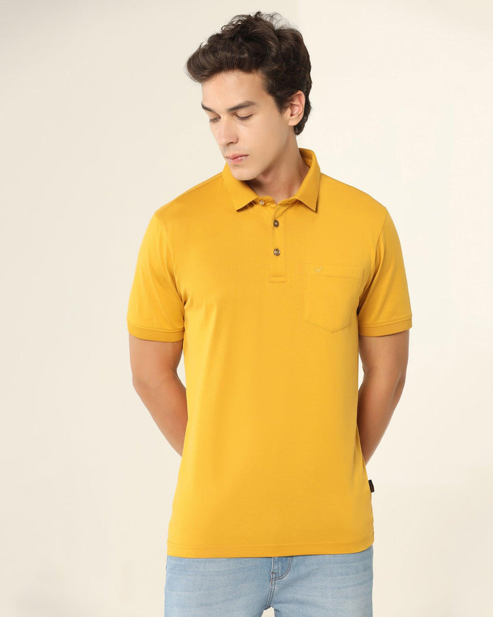 Polo Honey Solid T-Shirt - Tango