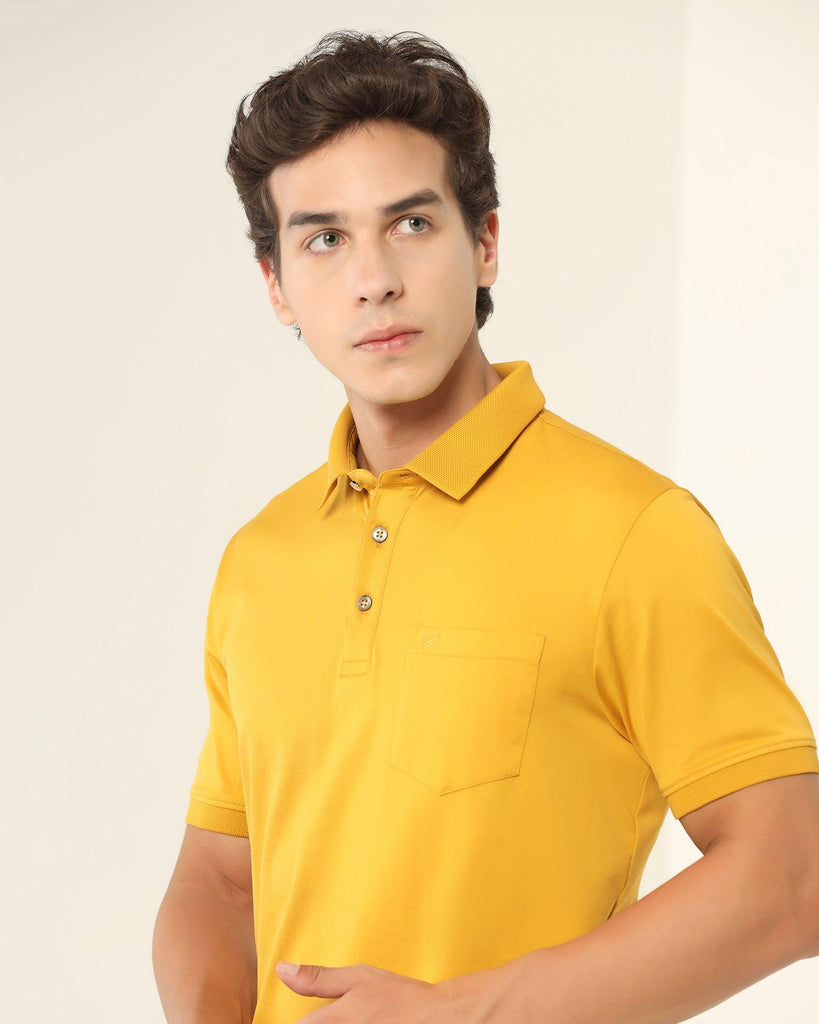 Polo Honey Solid T-Shirt - Tango