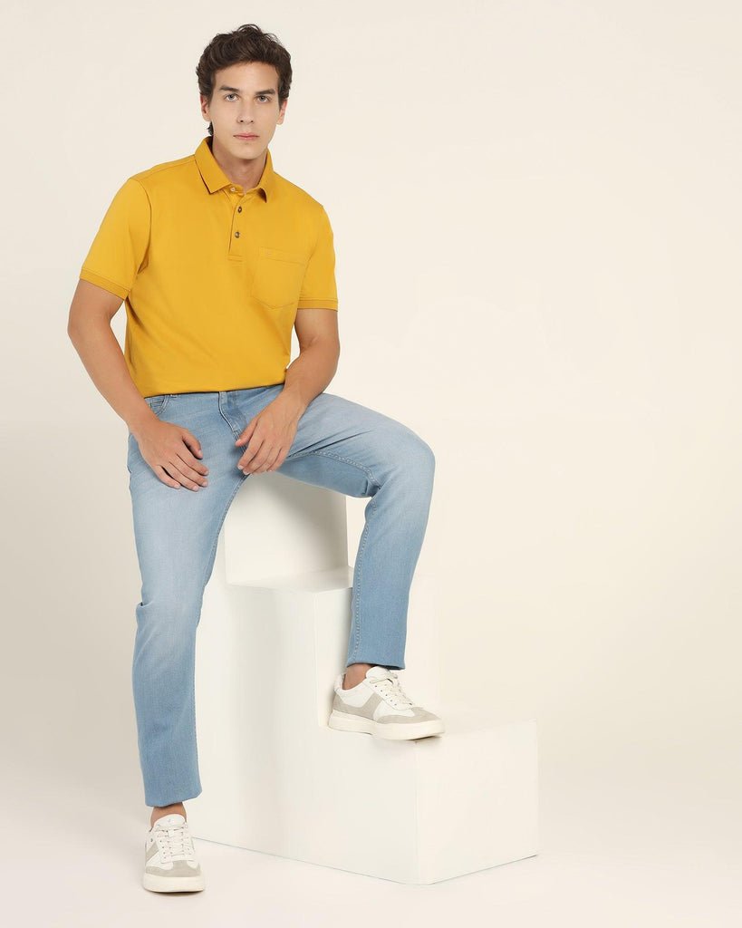 Polo Honey Solid T-Shirt - Tango