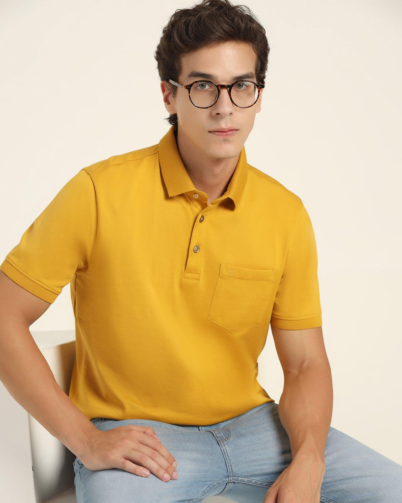 Polo Honey Solid T-Shirt - Tango