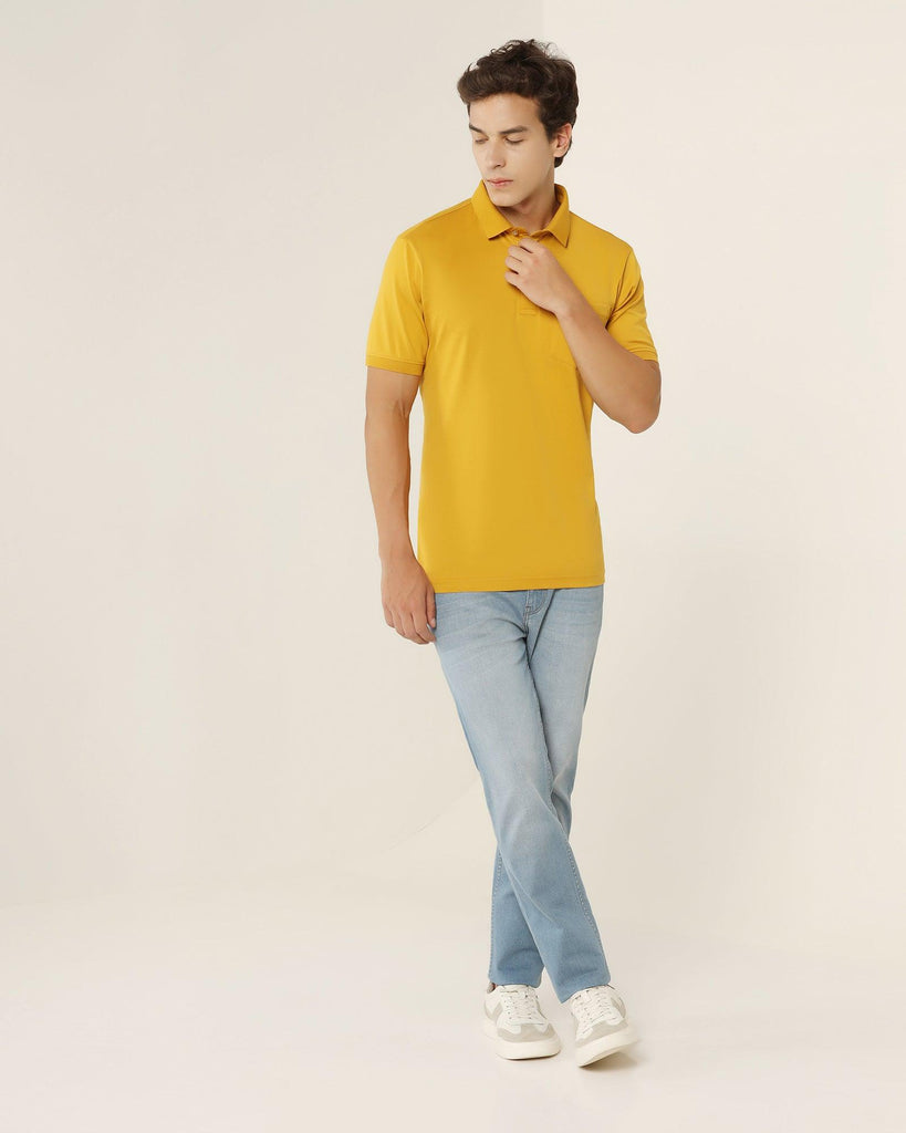 Polo Honey Solid T-Shirt - Tango