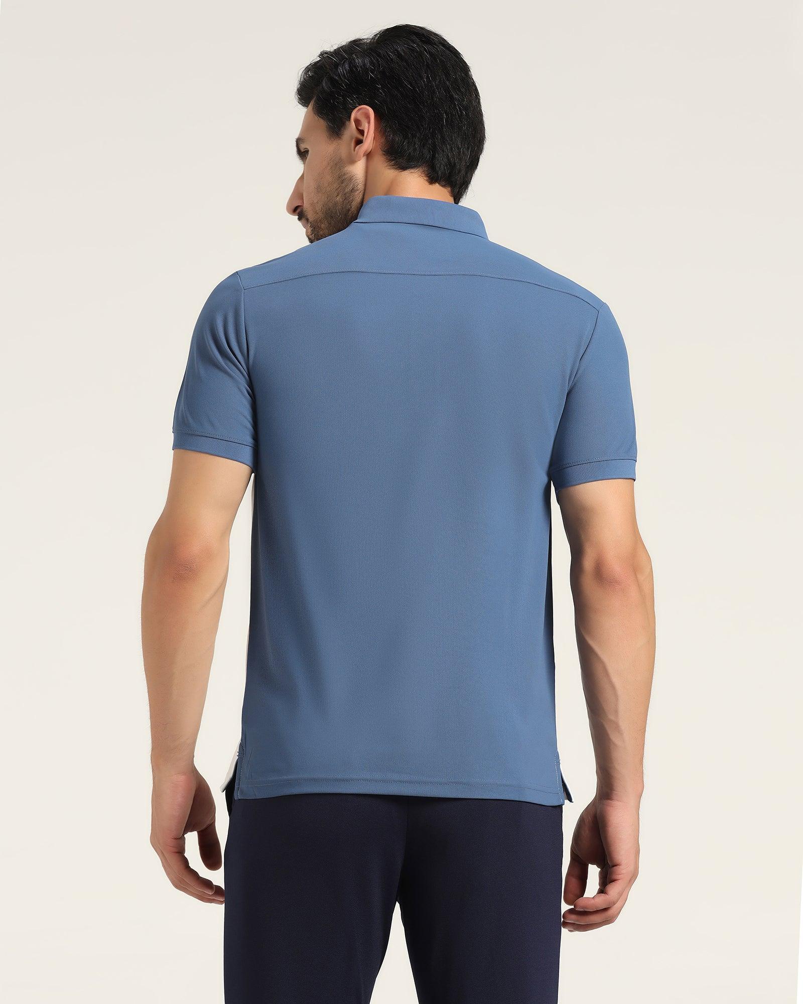 TechPro Polo T Shirt In Light Blue (Golf) - Blackberrys