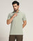 TechPro Polo Light Green Solid T-Shirt - Alec