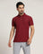 TechPro Polo Maroon Solid T-Shirt - Alec