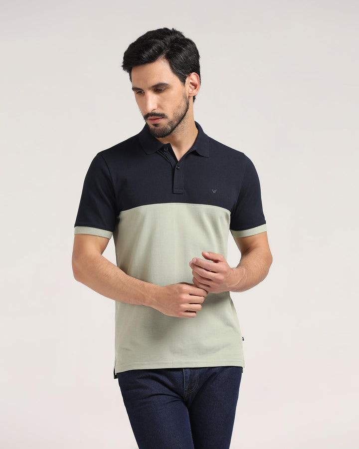 Polo Navy Solid T-Shirt - Bailey