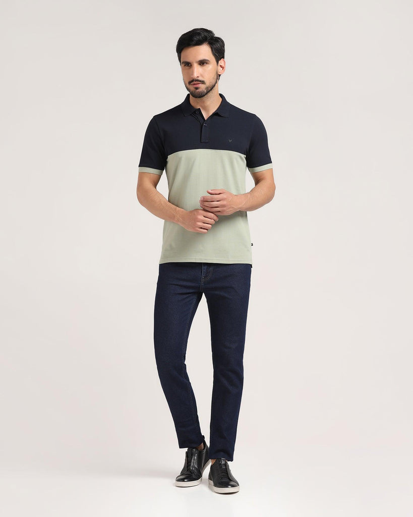 Polo Navy Solid T-Shirt - Bailey