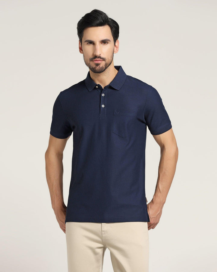 Polo Navy Solid T-Shirt - Bingo