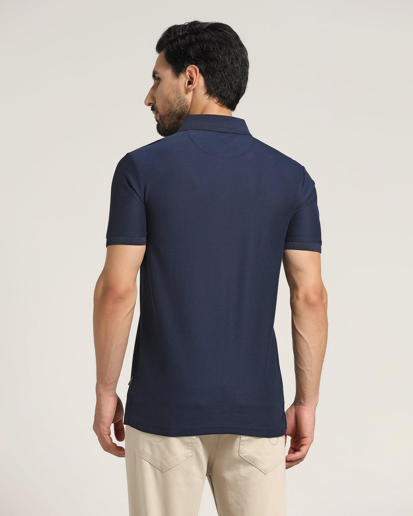 Polo Navy Solid T-Shirt - Bingo