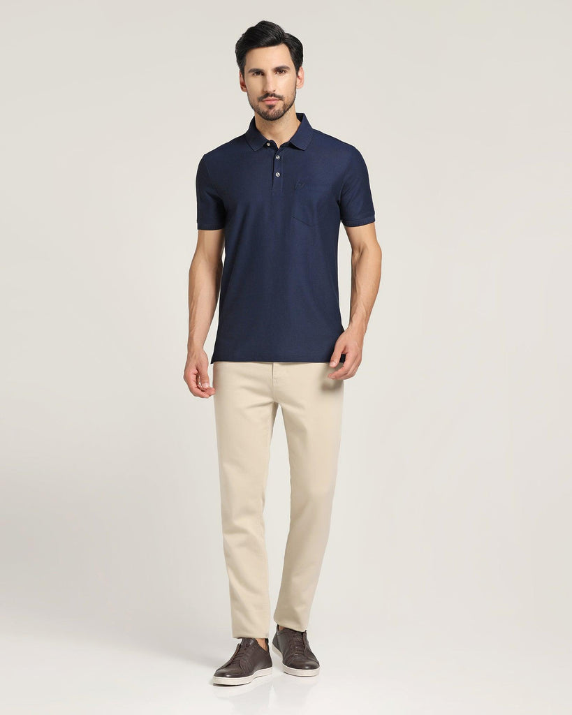 Polo Navy Solid T-Shirt - Bingo