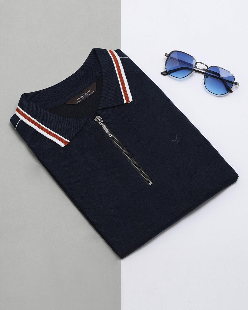 Polo Navy Solid T-Shirt - Seppy