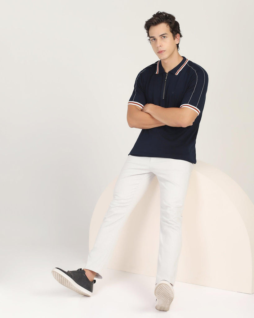 Polo Navy Solid T-Shirt - Seppy