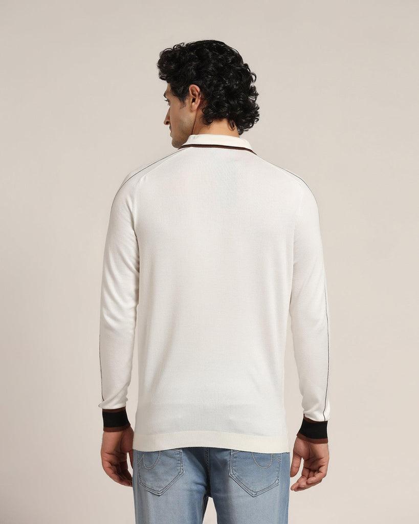 Polo Off White Solid T-Shirt - Reiss