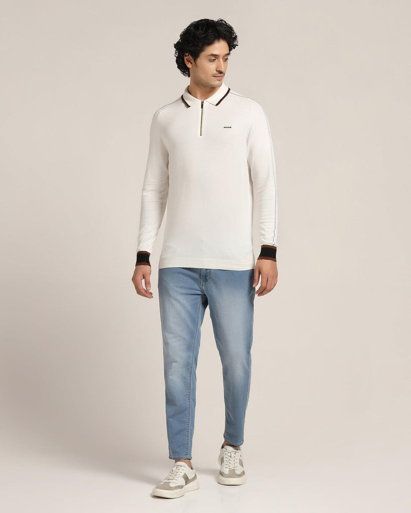 Polo Off White Solid T-Shirt - Reiss