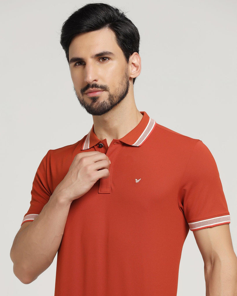 Polo Rust Solid T-Shirt - Daisey