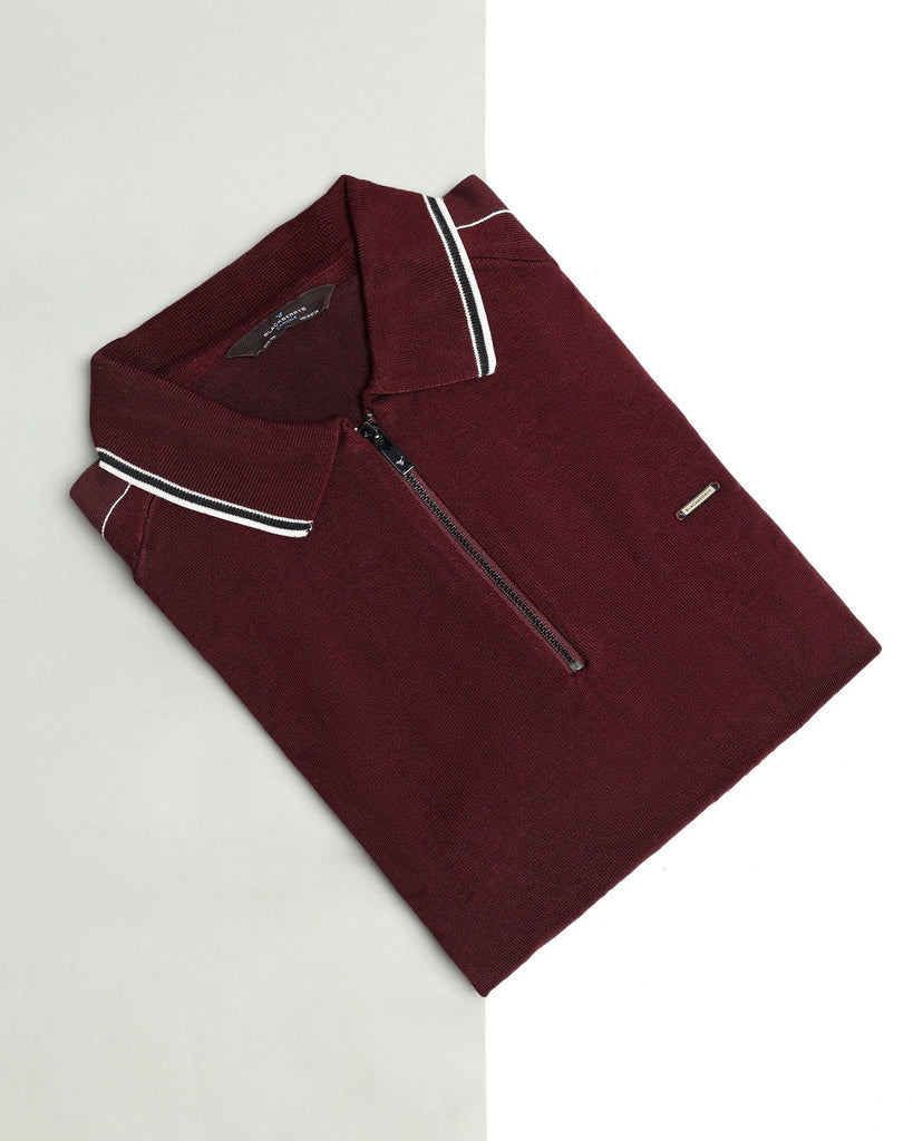 Polo Wine Solid T-Shirt - Reiss