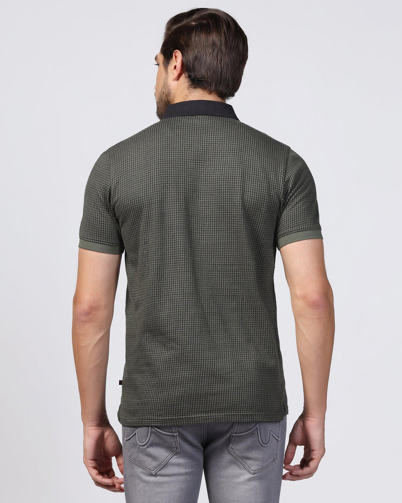 Polo Thyme Green Structure T-Shirt - Keiji