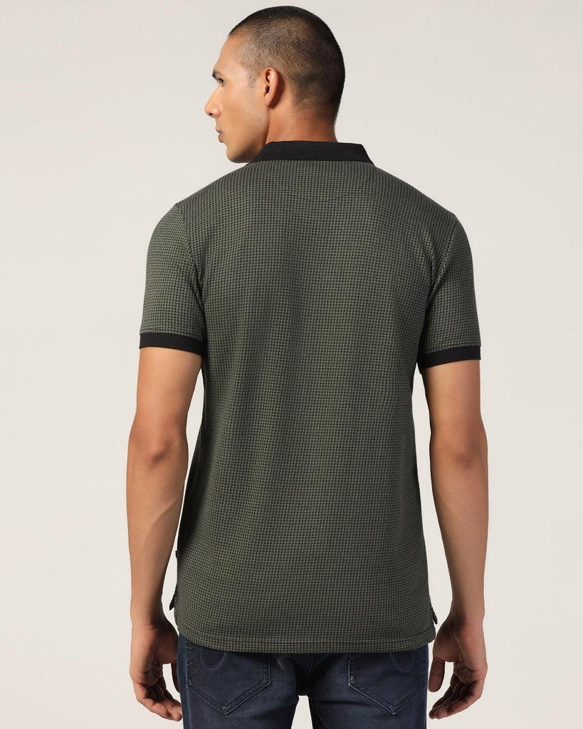 Polo Thyme Green Structure T-Shirt - Keiji