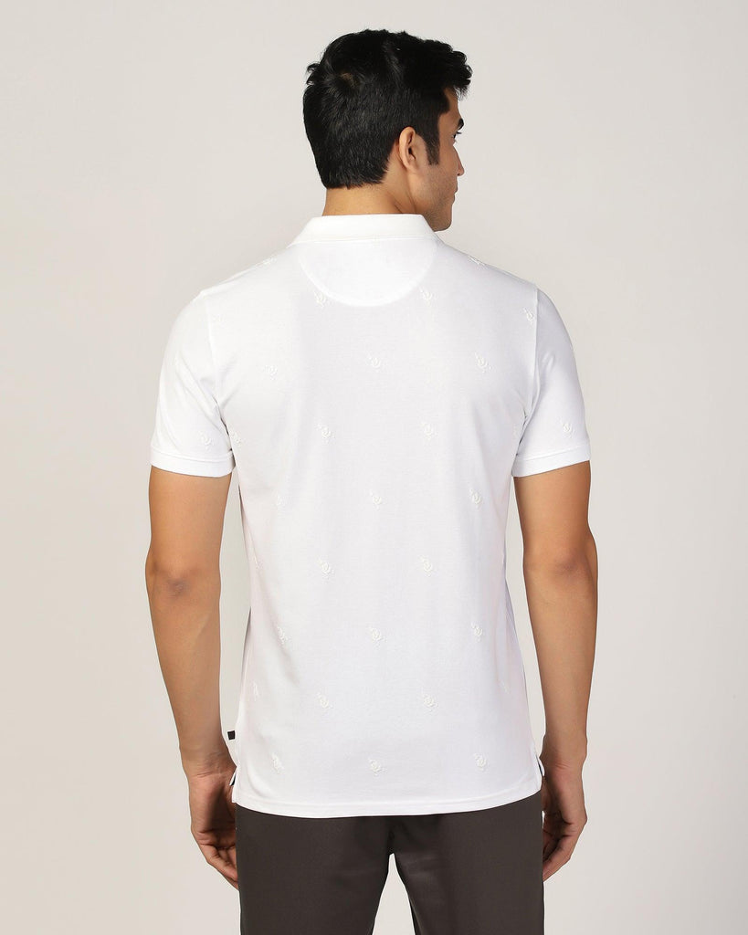 Polo White Printed T-Shirt - Bird