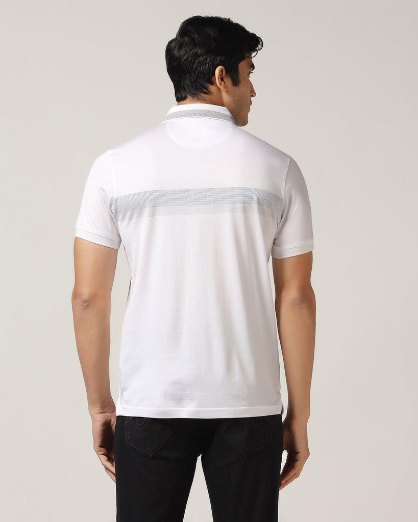 Polo White Stripe T-Shirt - Manny