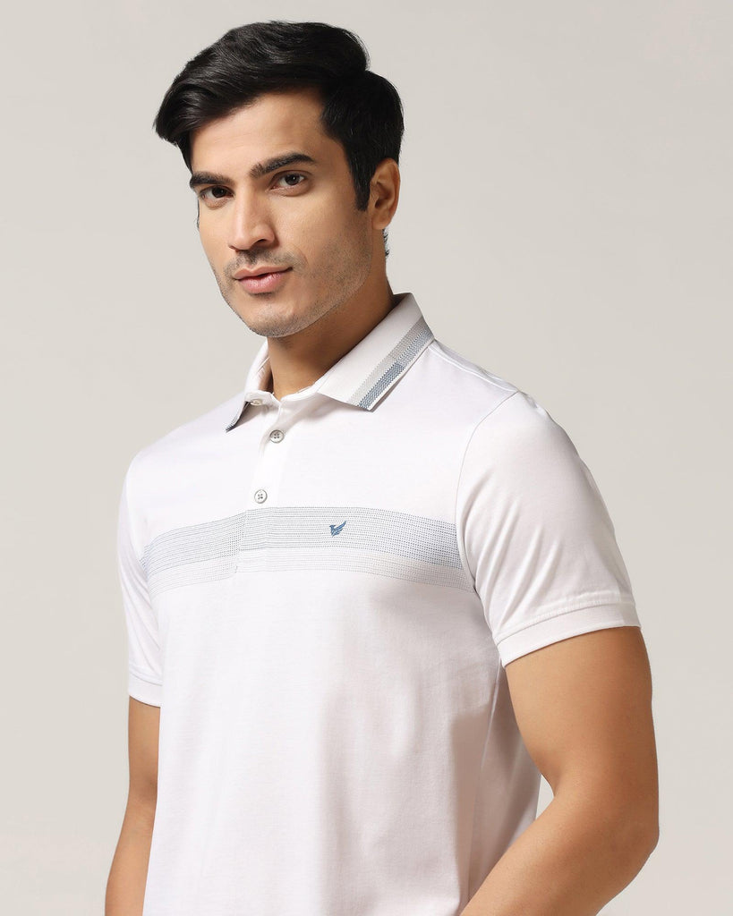 Polo White Stripe T-Shirt - Manny