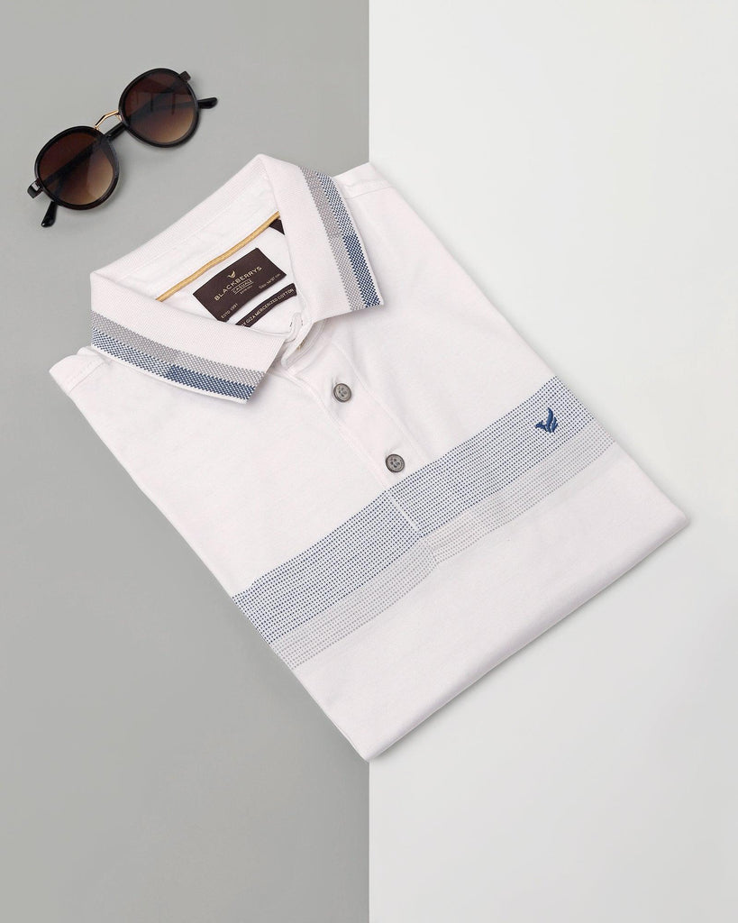 Polo White Stripe T-Shirt - Manny