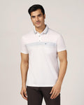 Polo White Jacquard T-Shirt - Manny