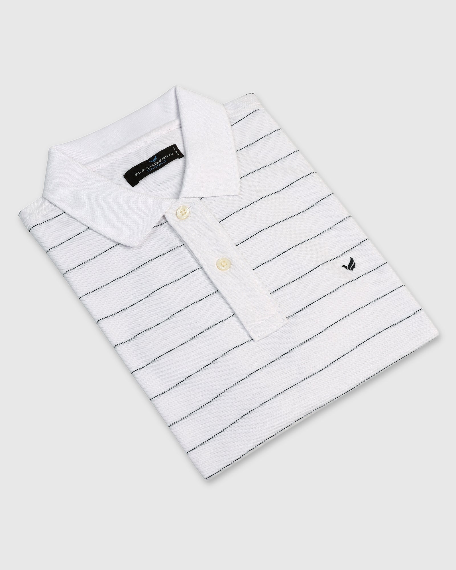 Polo White Stripe T-Shirt - Willow