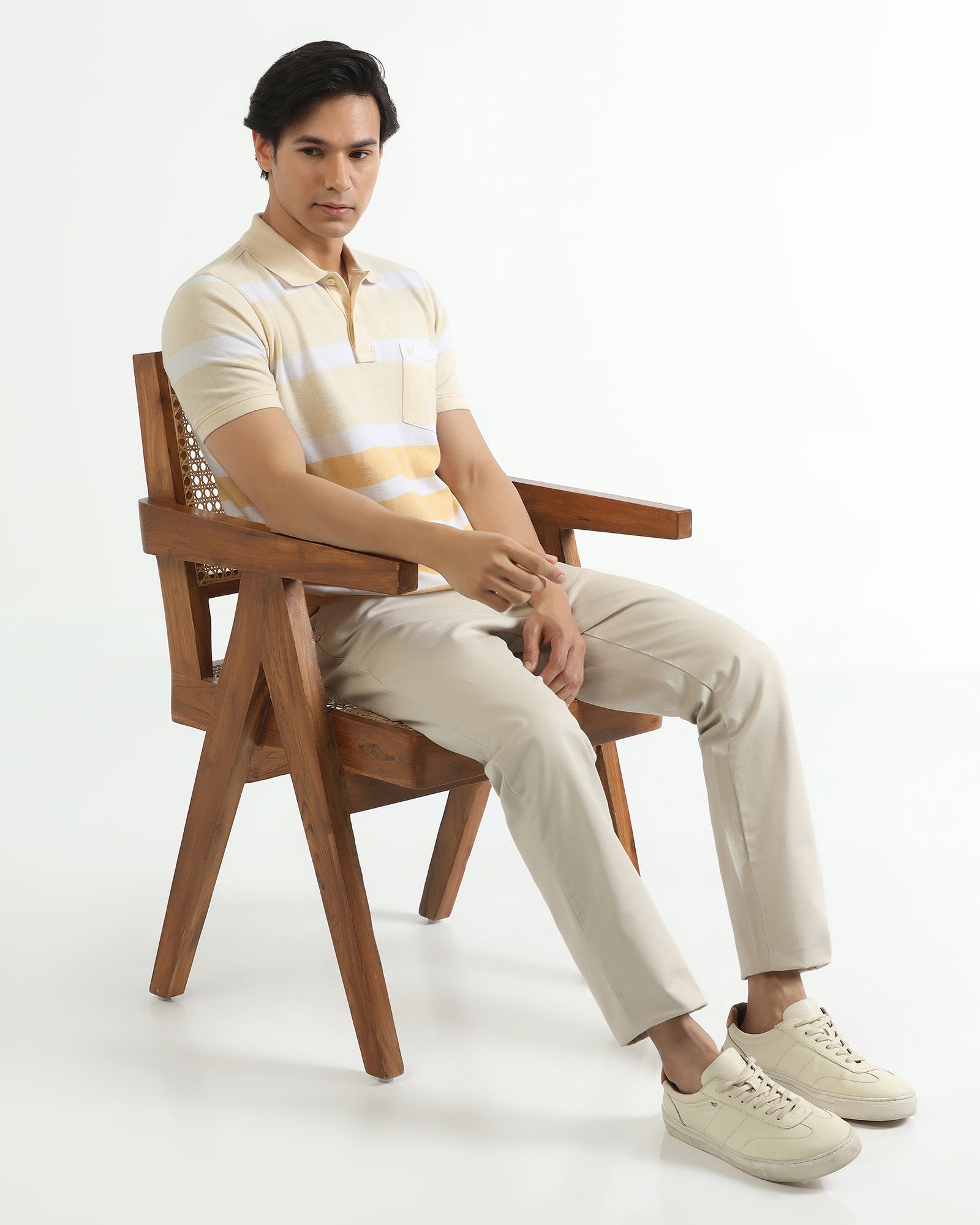 Polo Yellow Stripe T-Shirt - Scorpius