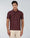 Port Wine Textured Polo - Peek
