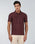 Port Wine Textured Polo - Peek