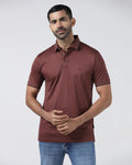Port Wine Solid Polo - Ram