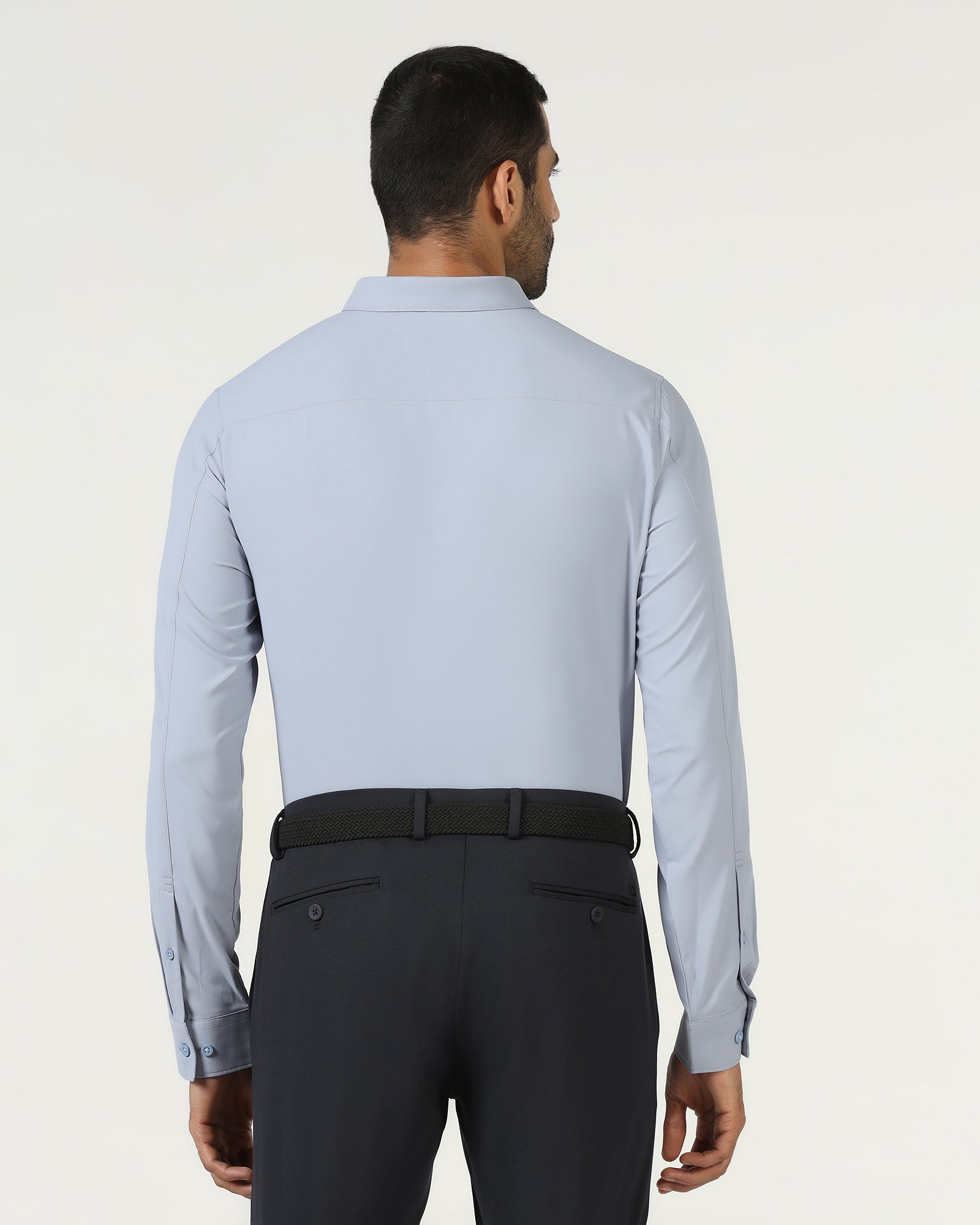 Powder Blue Techpro Solid Shirt - Shephard