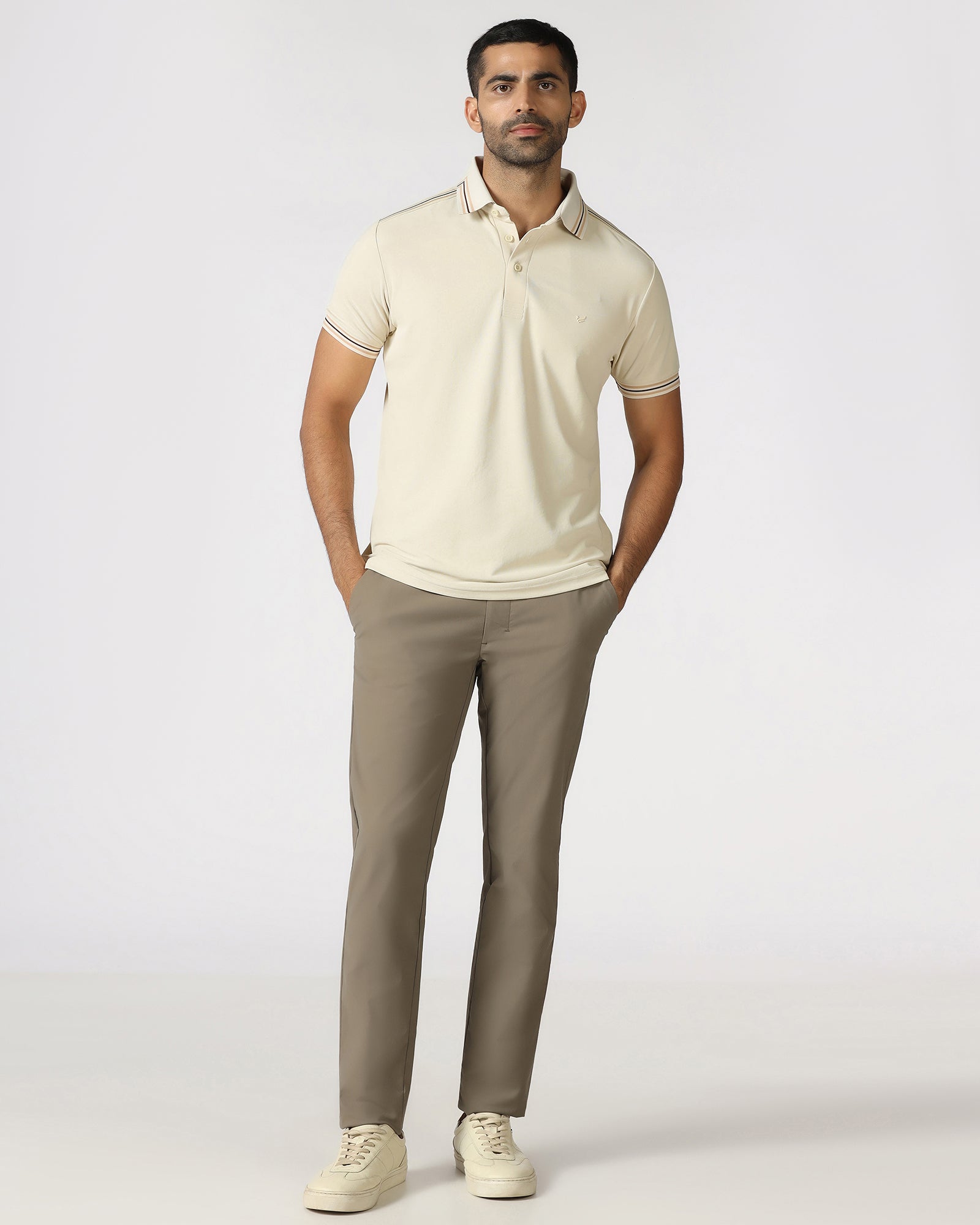 Powder Yellow TechPro Solid Polo - Logan