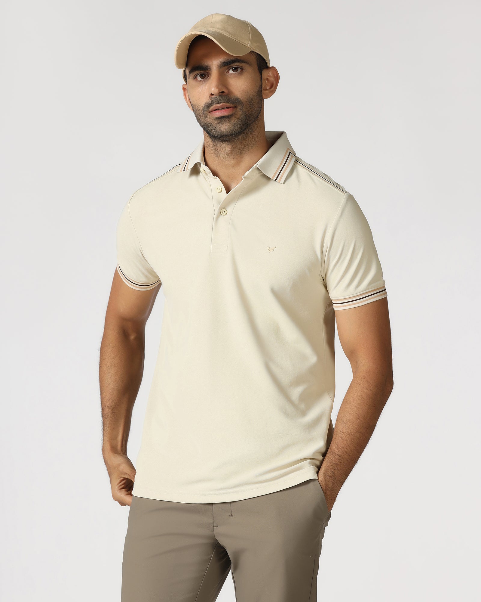 Powder Yellow TechPro Solid Polo - Logan