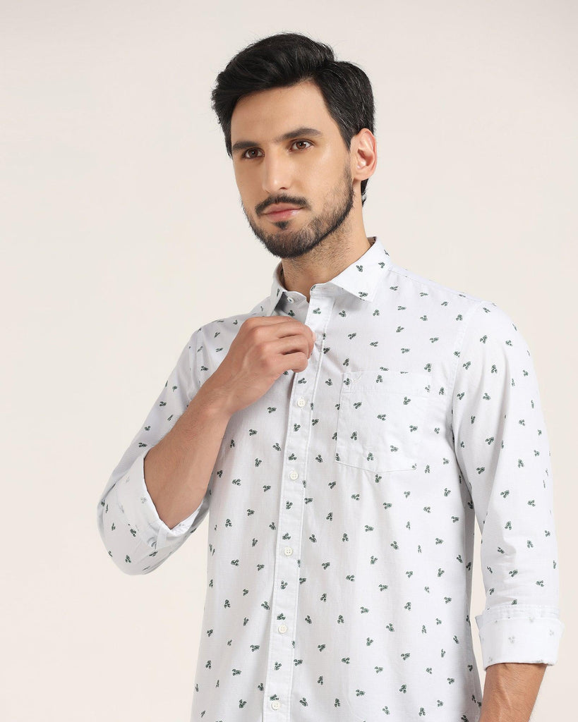 Casual Green Printed Shirt - Harren