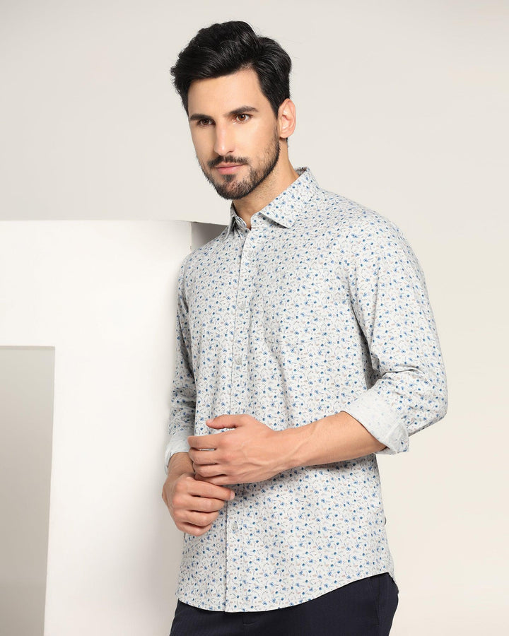 Casual Grey Printed Shirt - Jason