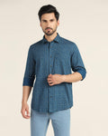 Casual Navy Printed Shirt - Lord - Blackberrys