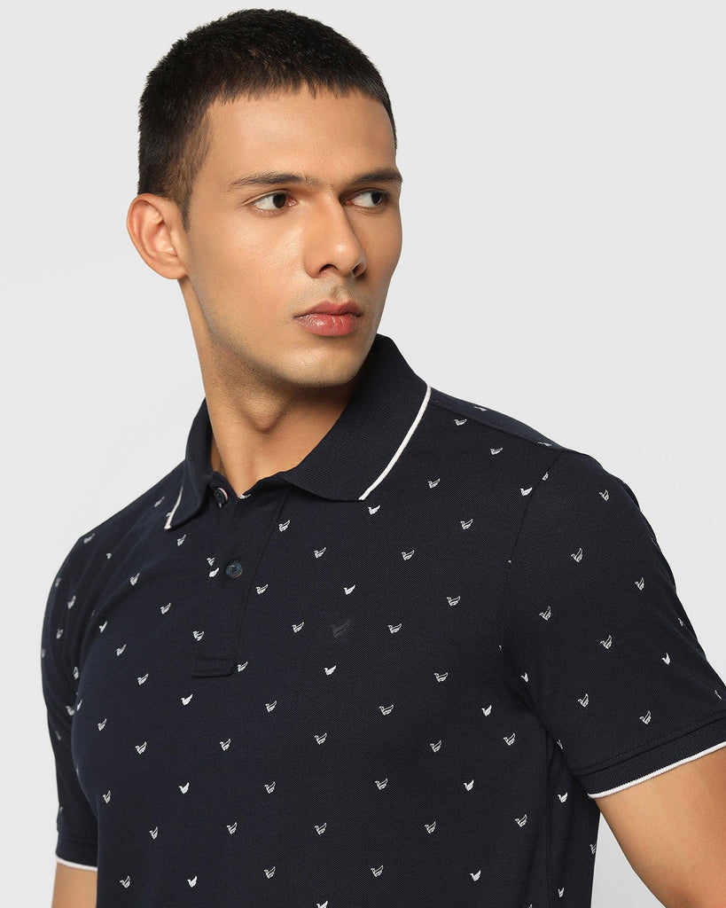 Polo Navy Printed T-Shirt - Tokyo