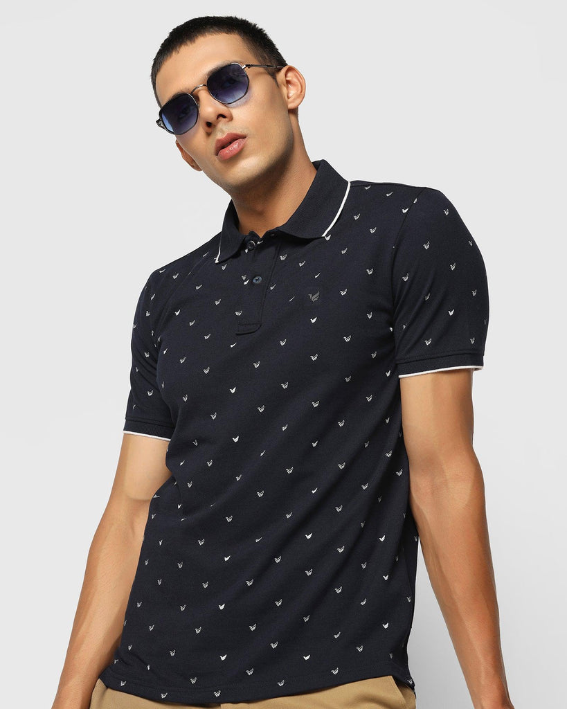 Polo Navy Printed T-Shirt - Tokyo