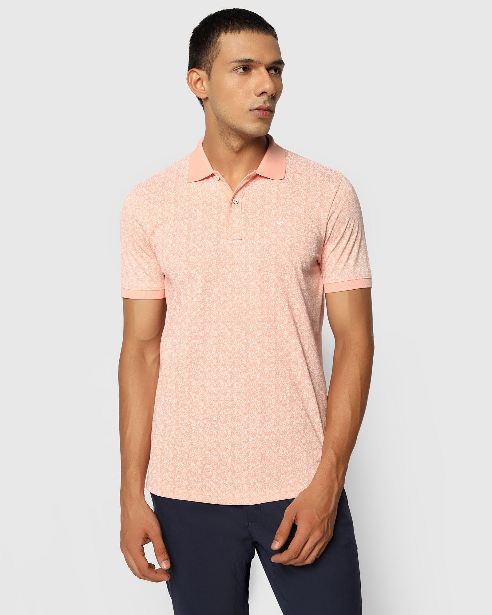 Printed Casual T Shirt In Pink (Emily) - Blackberrys