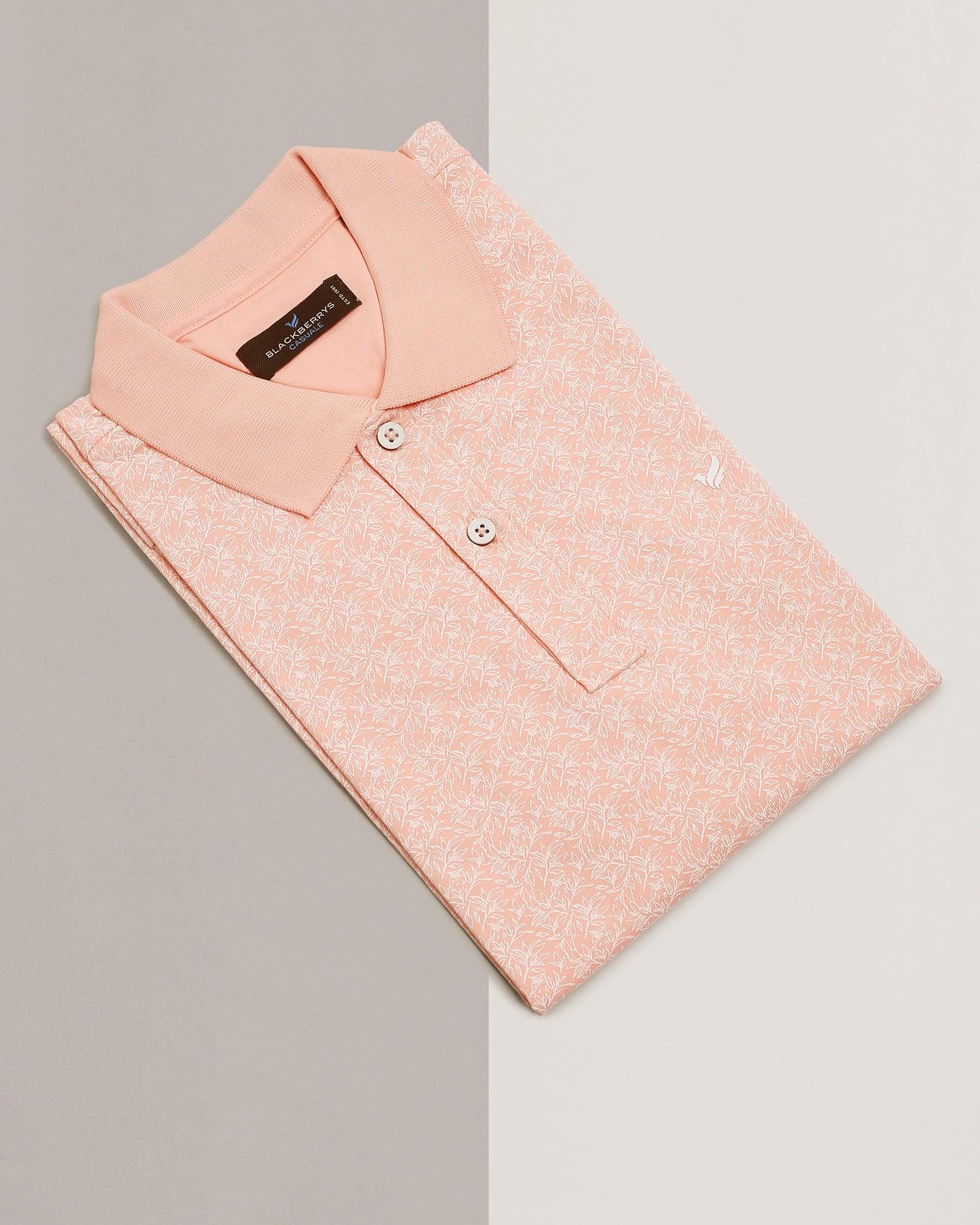 Printed Casual T Shirt In Pink (Emily) - Blackberrys