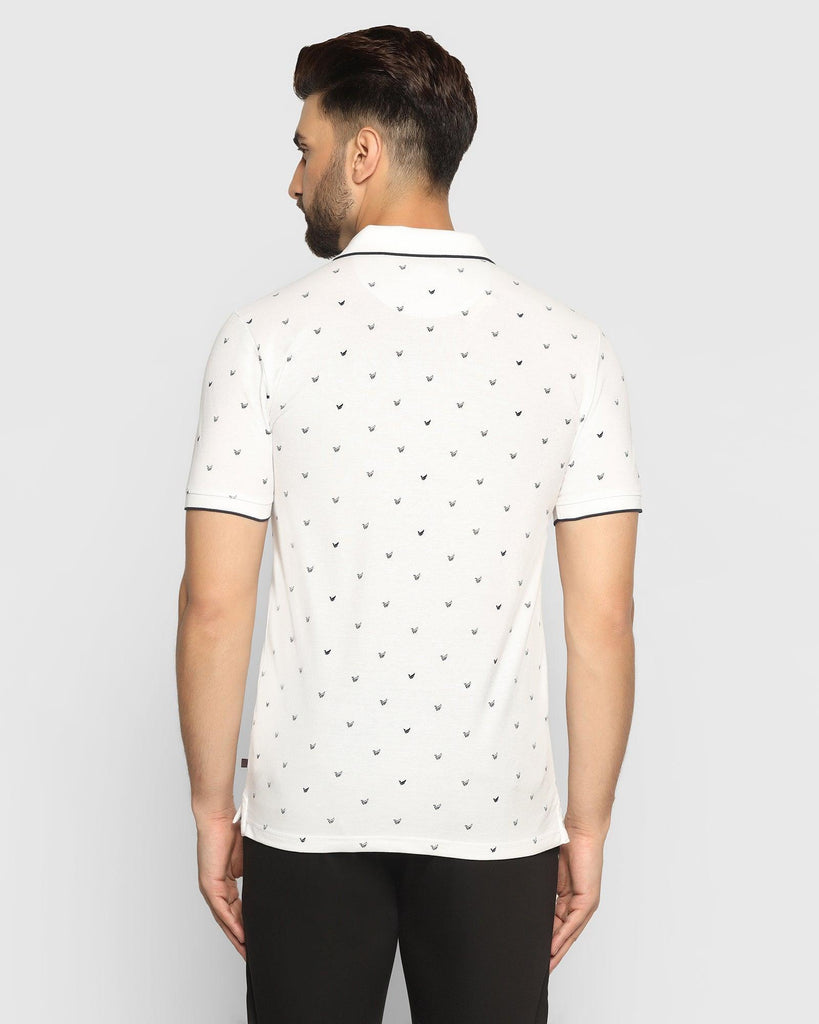 Polo White Printed T-Shirt - Tokyo